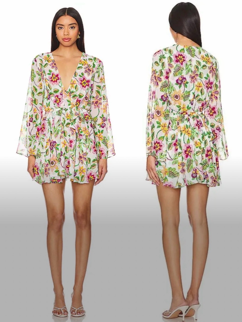 Misa Los Angeles Kaia Dress in Flora Exotica